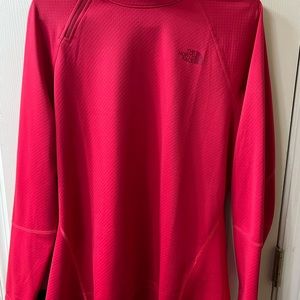 Ladies 1/4 zip The North Face Pullover, size xl